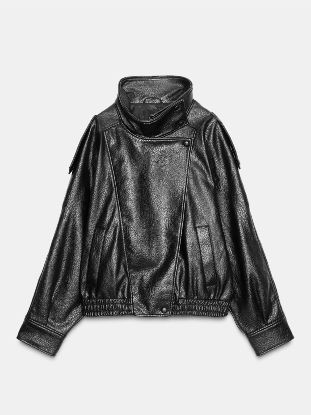 Zara Faux Leather Biker Jacket